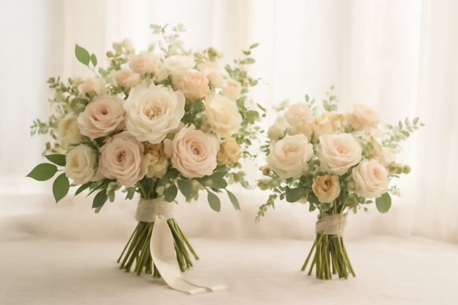 Bridal Bouquet vs Bridesmaid Bouquet: What Changes? floral design detail for a Tampa wedding