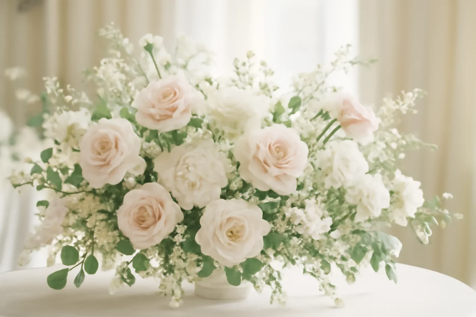 Classic Ballroom Wedding Flowers floral design detail for a Tampa wedding