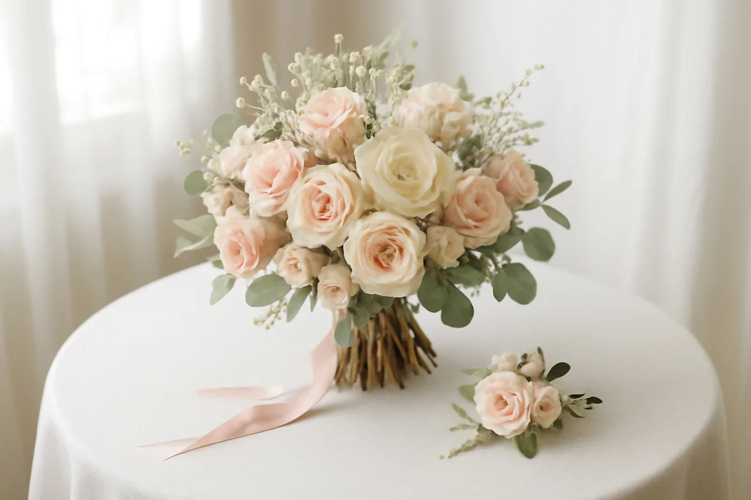 Small Wedding Flower Package floral design detail for a Tampa wedding