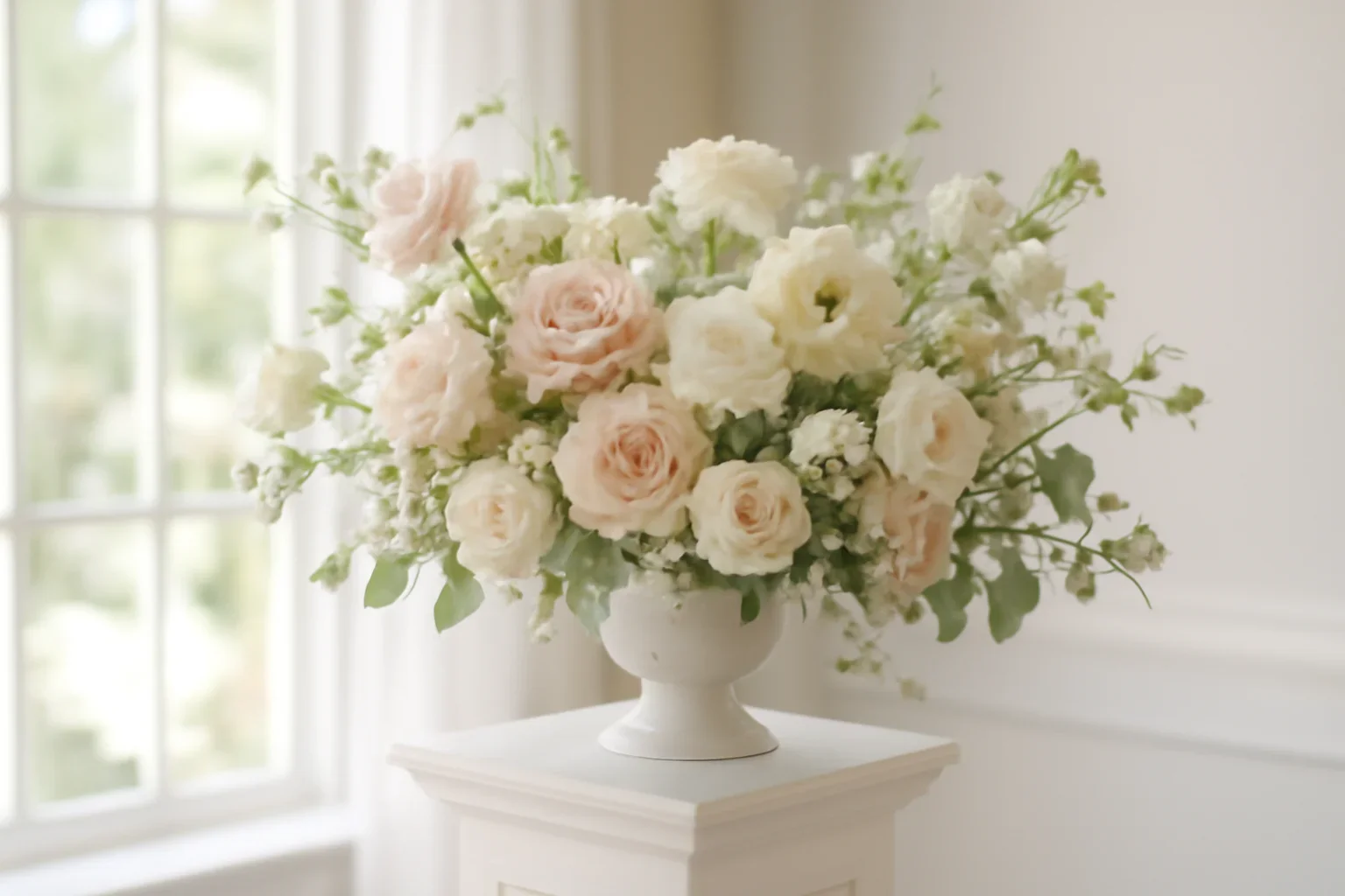 Venue Visit floral design detail for a Tampa wedding