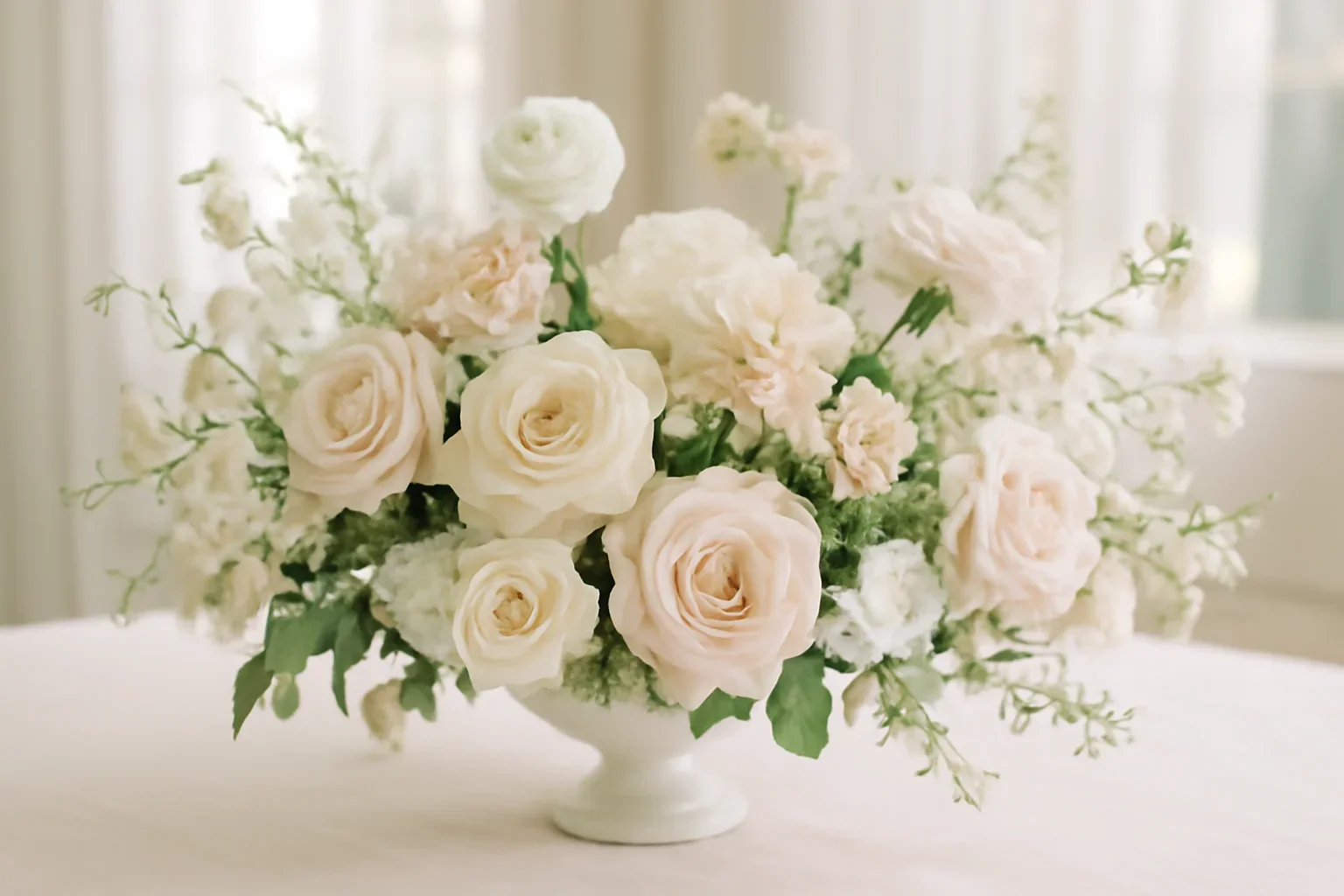 Centerpiece Gallery floral design detail for a Tampa wedding