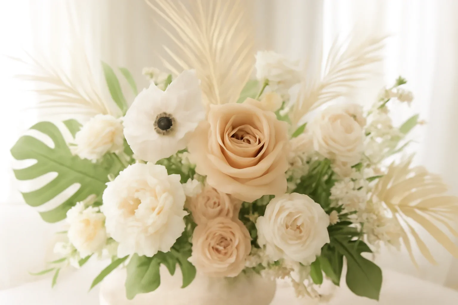Tropical Weddings Gallery floral design detail for a Tampa wedding