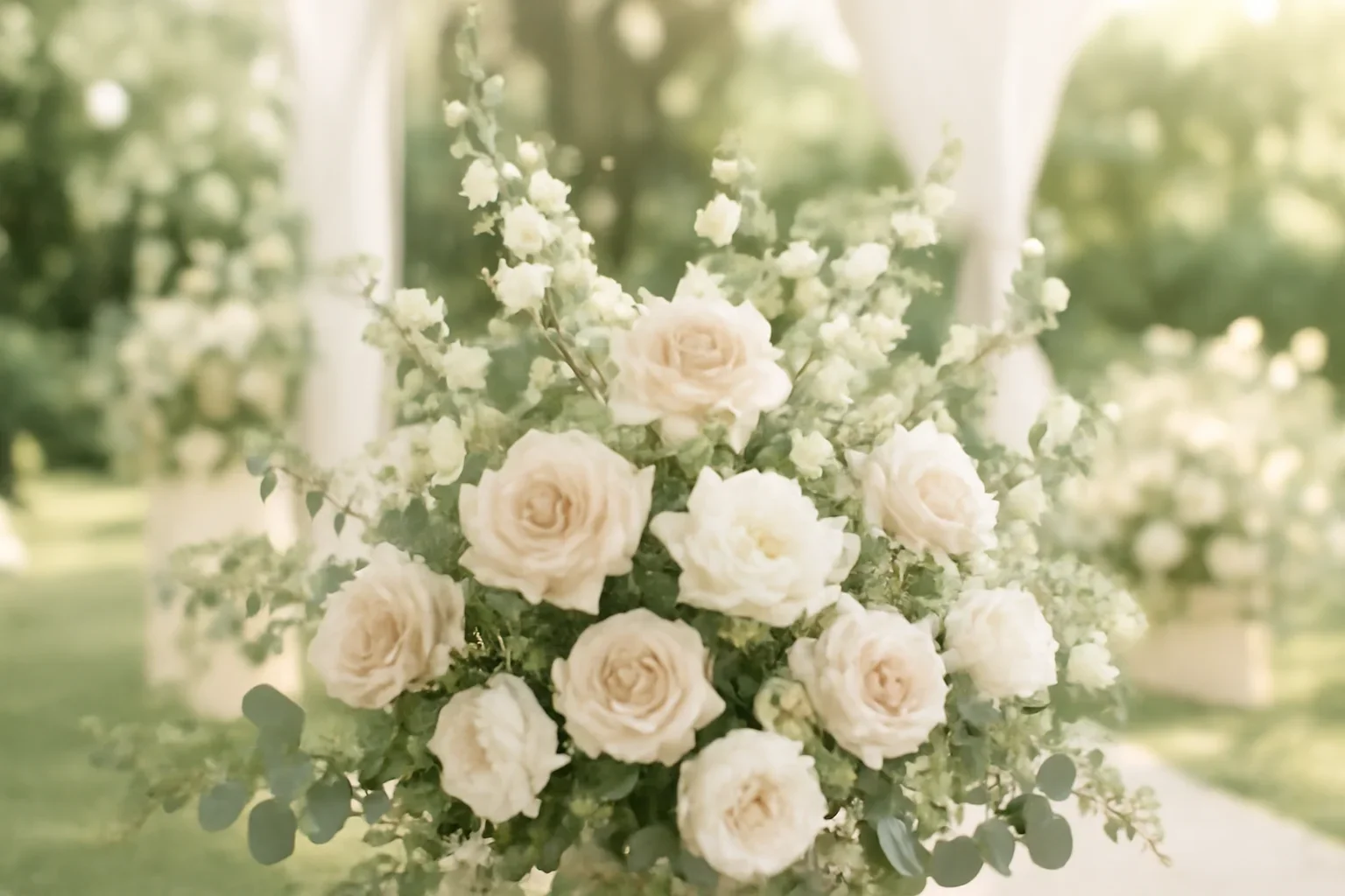 Garden Weddings floral design detail for a Tampa wedding