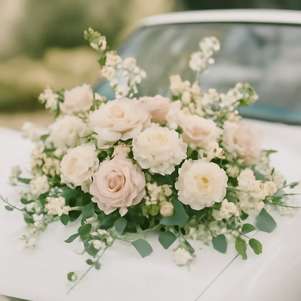 Wedding flower arrangement supporting the carrollwood wedding florist page