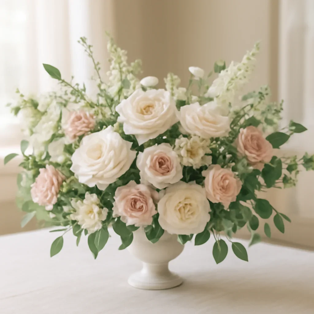 Wedding flower arrangement supporting the clearwater wedding florist page