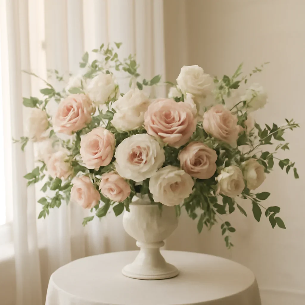 Wedding flower arrangement supporting the south tampa wedding florist page